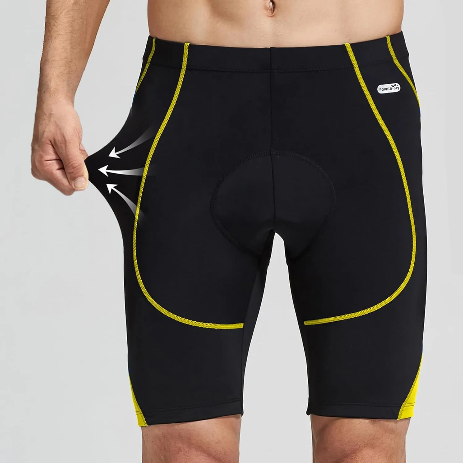 Santic Men's Cycling Shorts Padded Bicycle Riding Pants Bike Biking Clothes Cycle Wear Tights