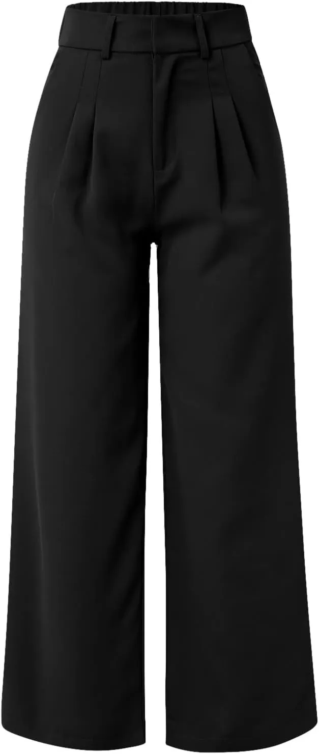 Solid Color Summer Capri for Women Casual Summer with Pockets Golf Pants Capri Lightweight Elastic Waist Capris Crop