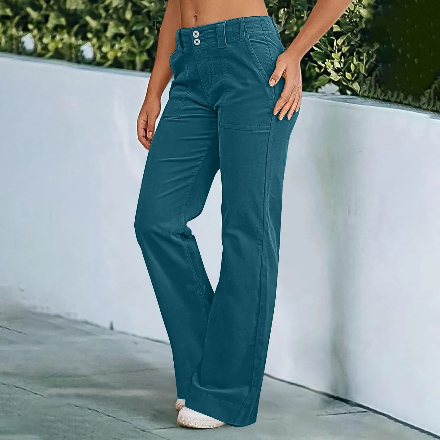 Sweatpants Women, Cotton Lounge High Waisted Sweatpants Casual Workout Pants with Pockets