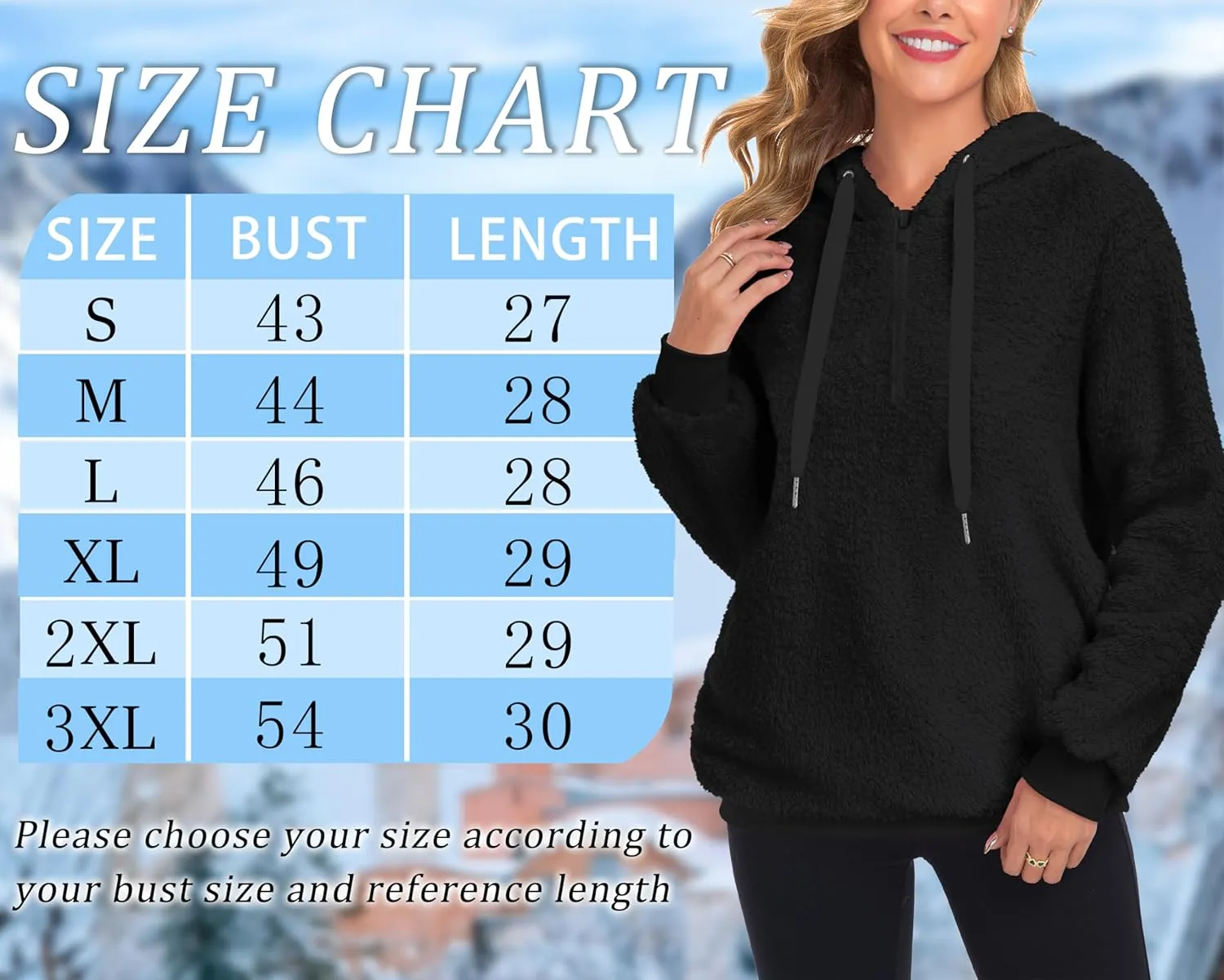 TBONTB Hoodies for Women Fuzzy Oversized Sweatshirt Zip Up Fleece Pullover Fluffy Sherpa with Pockets