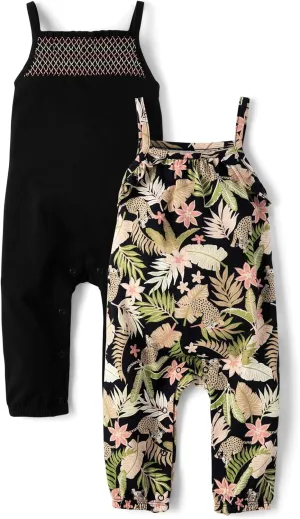 The Children's Place baby-girls And Newborn Sleeveless Playwear Rompers