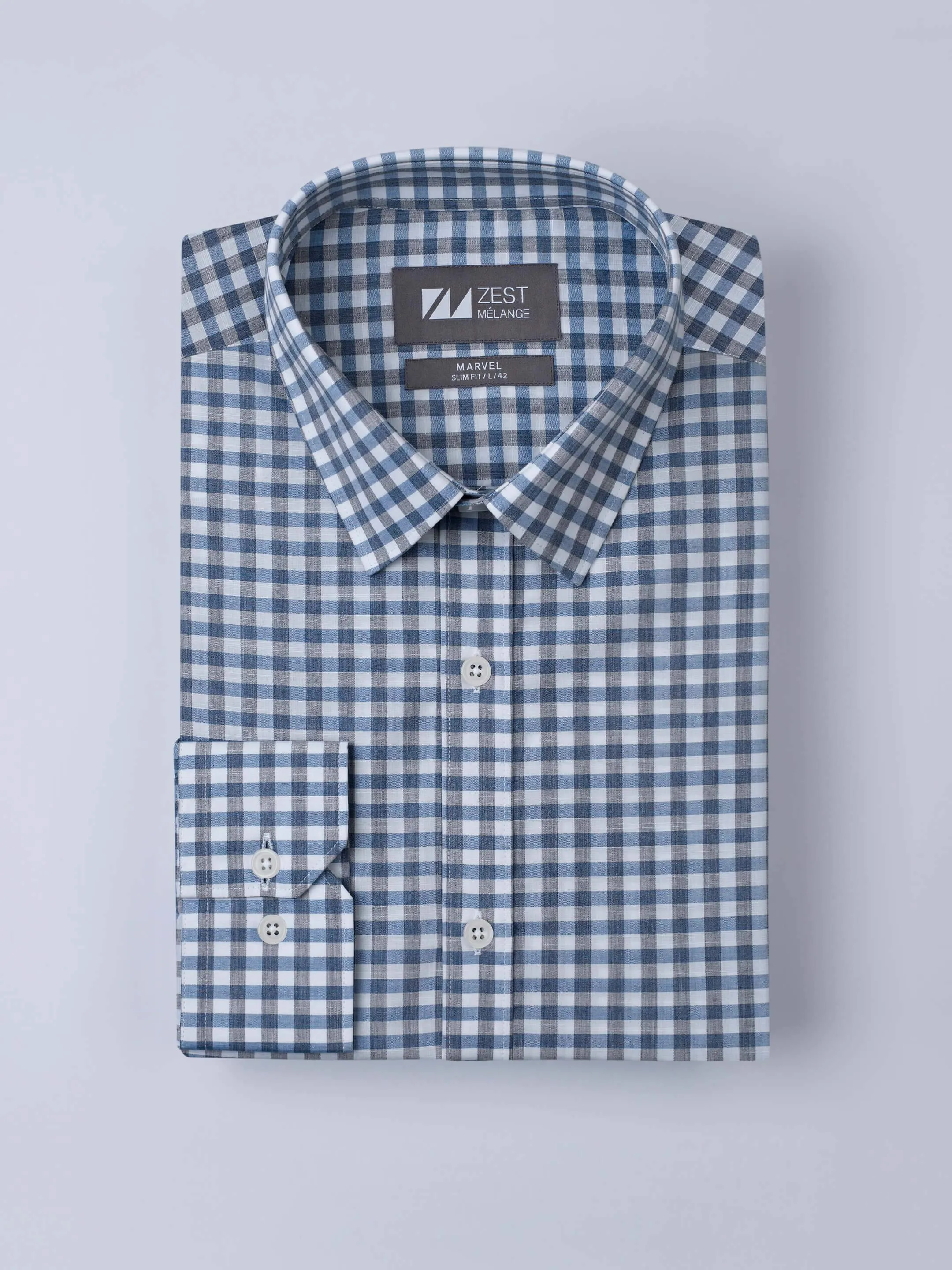 Tricolor Gingham Shirt