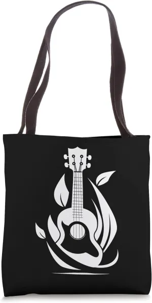 Ukulele Graphic Hawaii Tote Bag