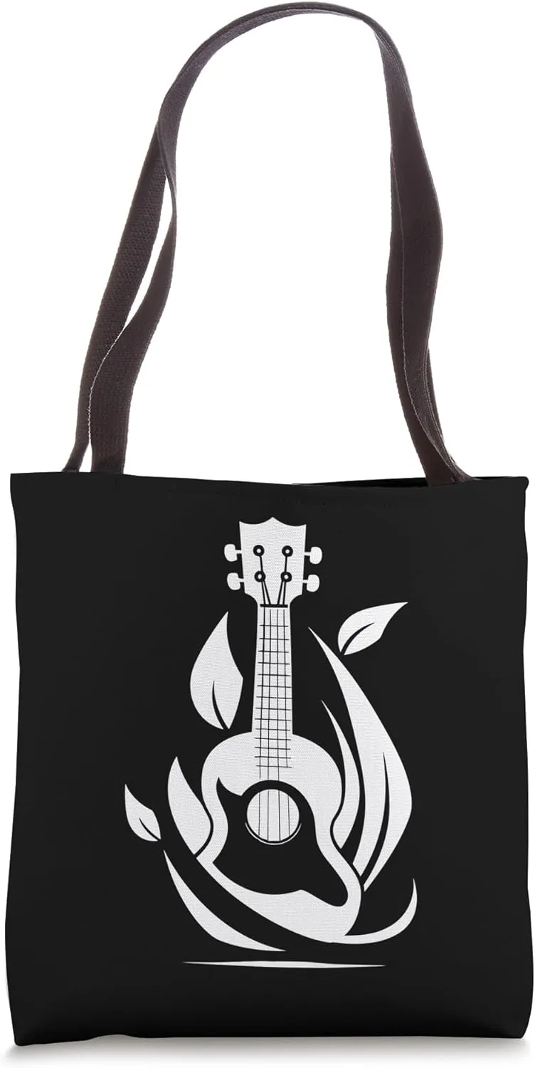 Ukulele Graphic Hawaii Tote Bag
