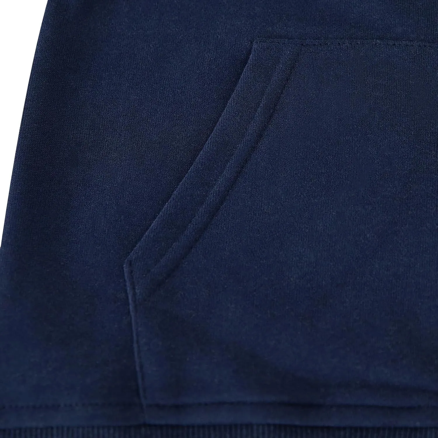 UMELOK Kids Full Zip-Up Hoodie Solid Sweatshirt for Boys and Girls