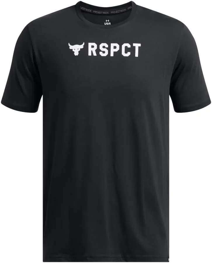 Under Armour Men's Project Rock Respect Short Sleeve T Shirt