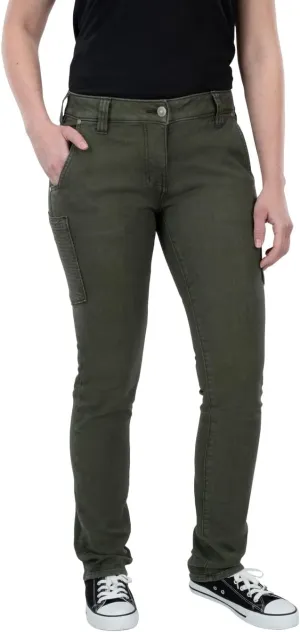 Vertx Kesher Womens Stretch OPS Tactical Pants with Pockets, Straight-Fit, for Work, Outdoor, Hiking, Denim