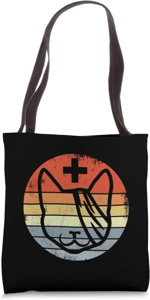 Vintage Cat First Aid Veterinary Surgeon Vet Tote Bag