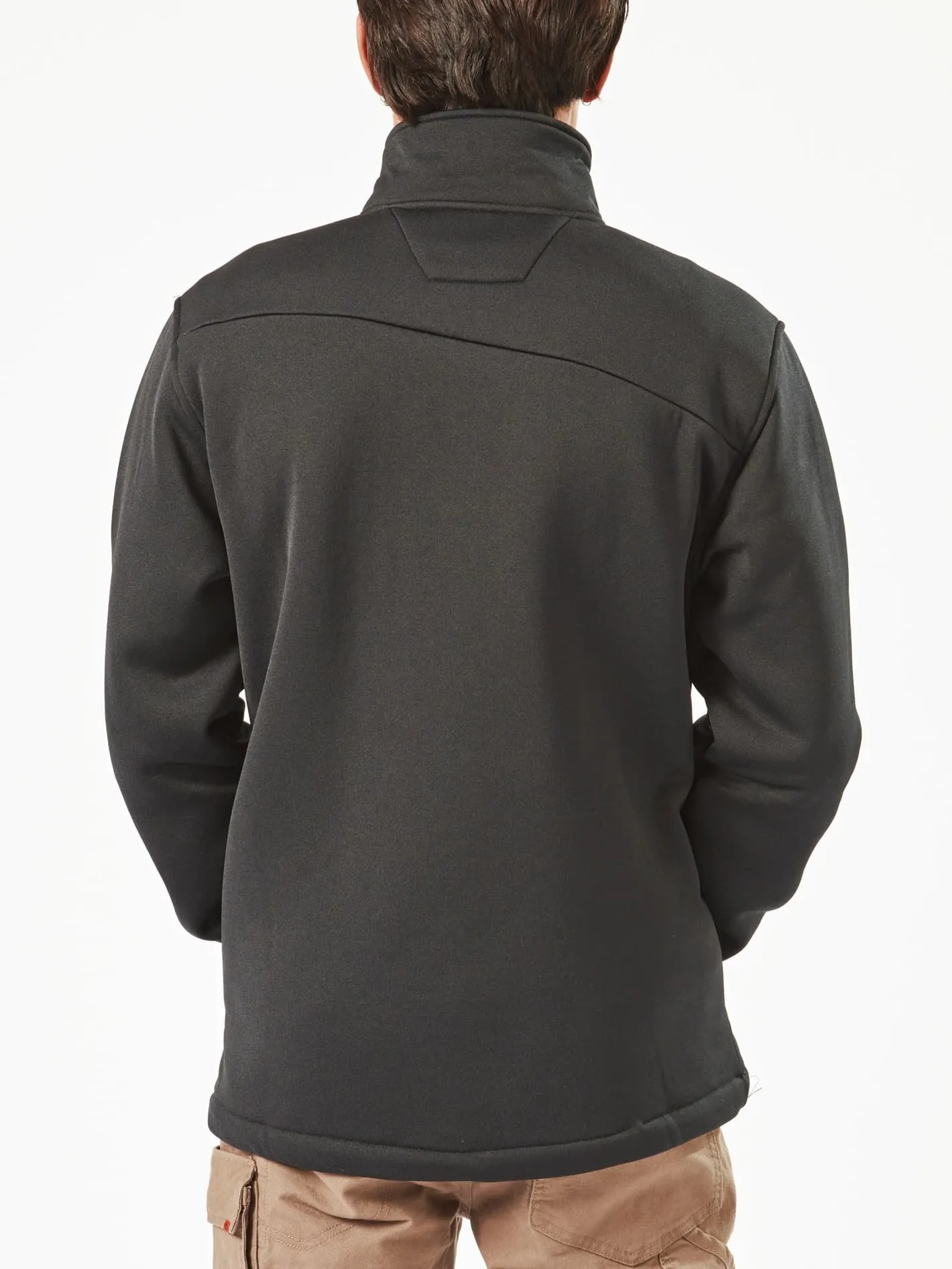 Volcom Workwear Quarter Zip Fleece Pullover - Black