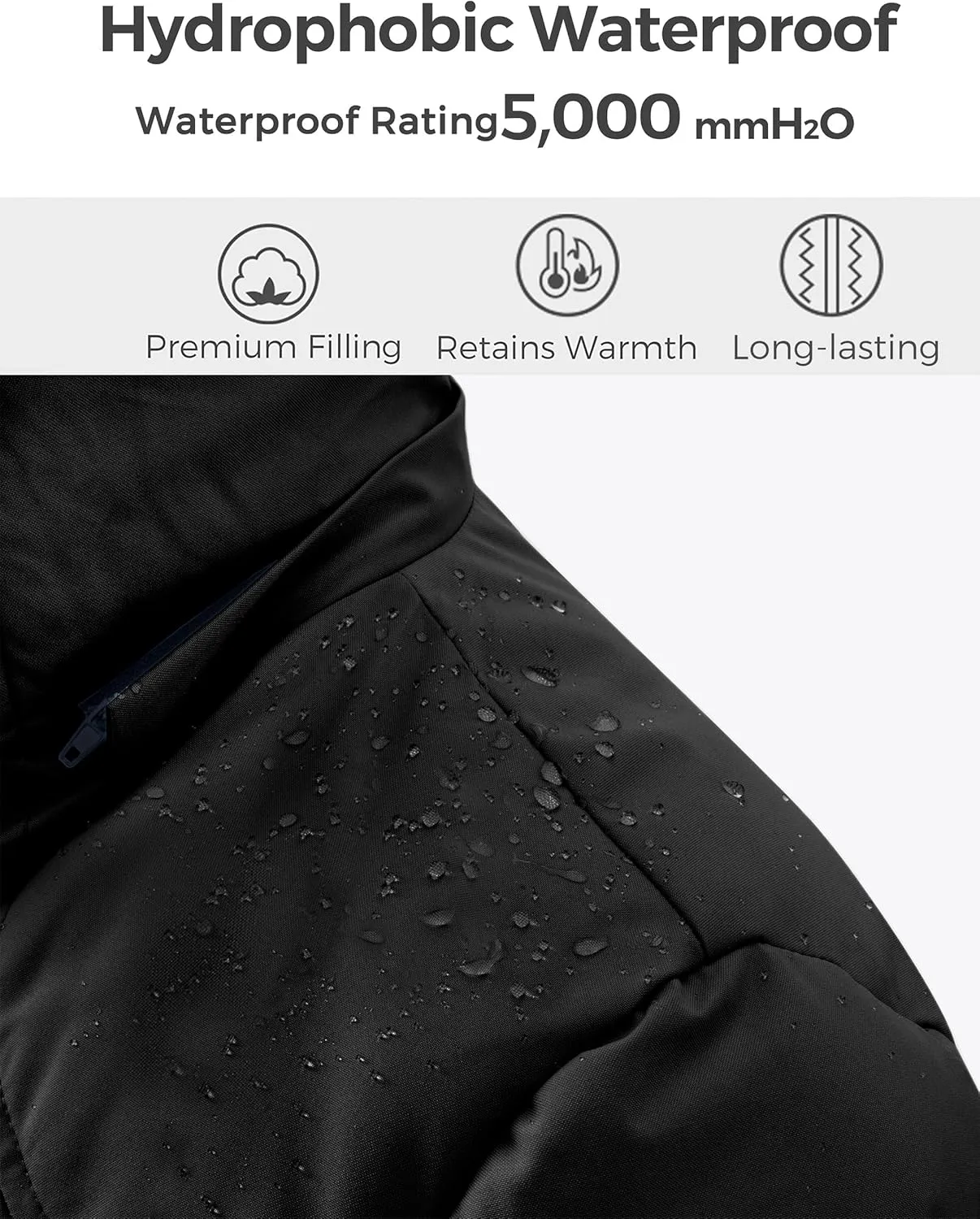 wantdo Women's Long Quilted Winter Coat Thicken Puffer Jacket with Faux Fur Hood