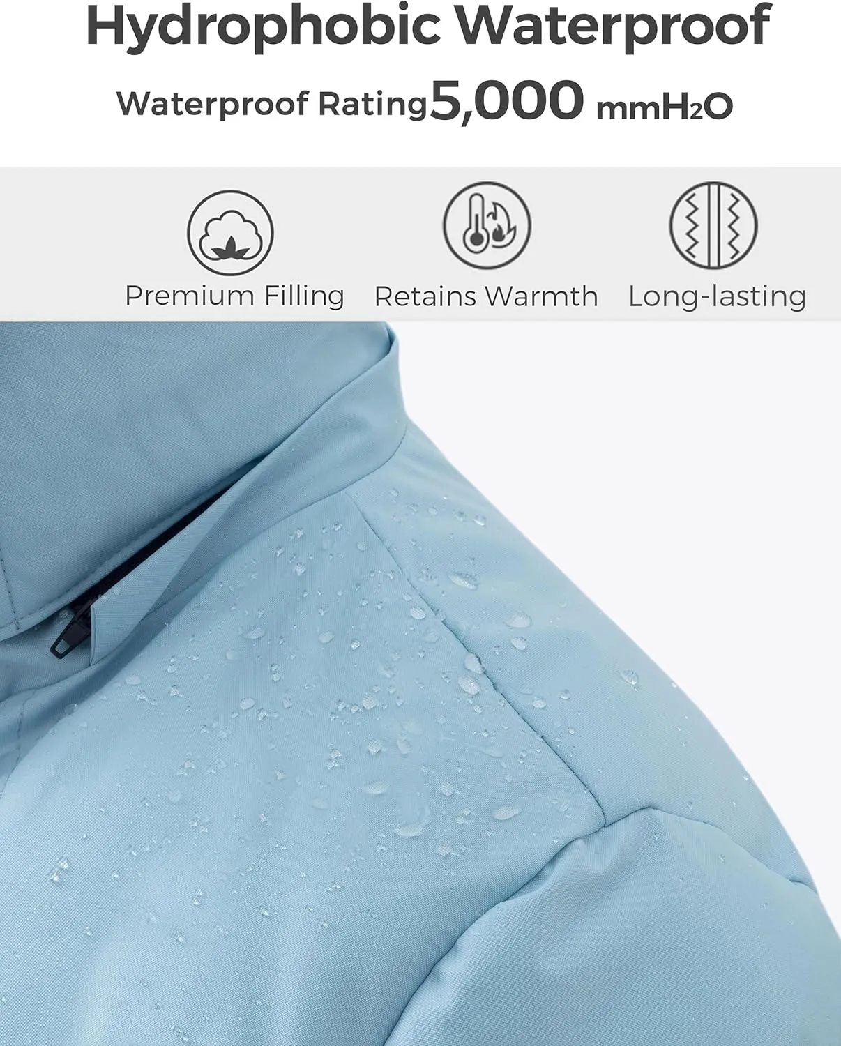 wantdo Women's Long Quilted Winter Coat Thicken Puffer Jacket with Faux Fur Hood