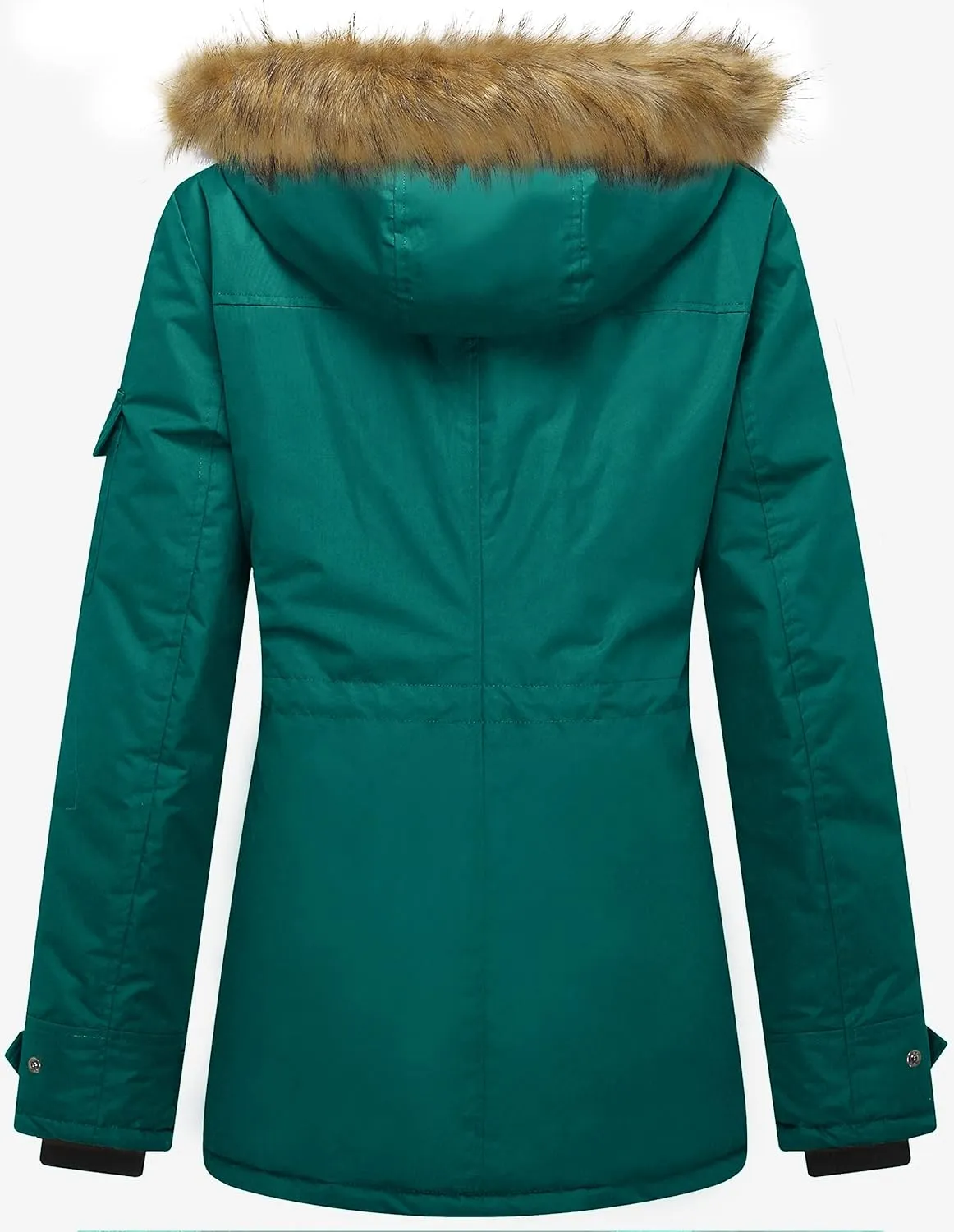 wantdo Women's Quilted Winter Coat Warm Puffer Jacket Thicken Parka with Removable Hood