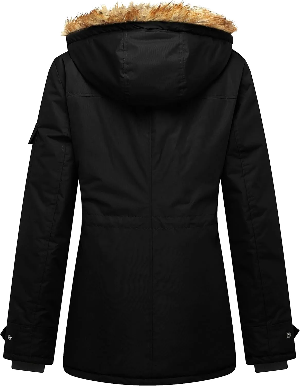 wantdo Women's Quilted Winter Coat Warm Puffer Jacket Thicken Parka with Removable Hood