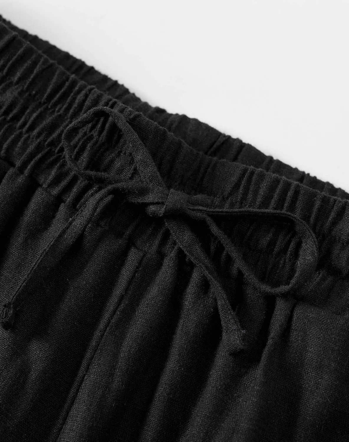 Weintee Women's Linen Crop Pants Capris with Pockets