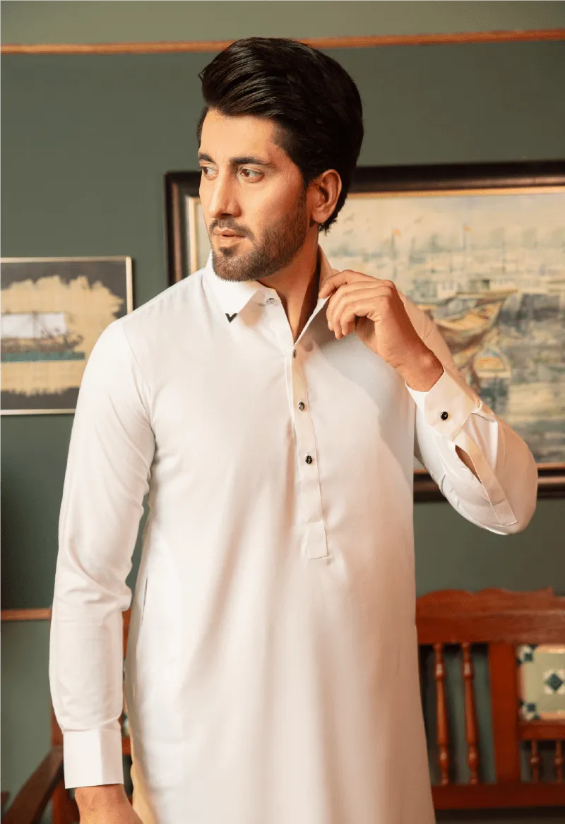 White shirt collar -D082313SK