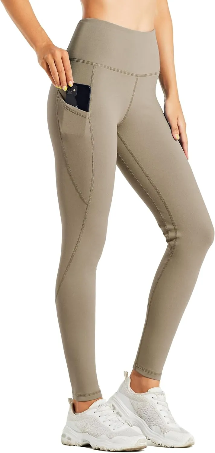 Willit Women's Fleece Lined Leggings Water Resistant Winter Pants Thermal High Waisted Yoga Hiking Running Tights Pockets