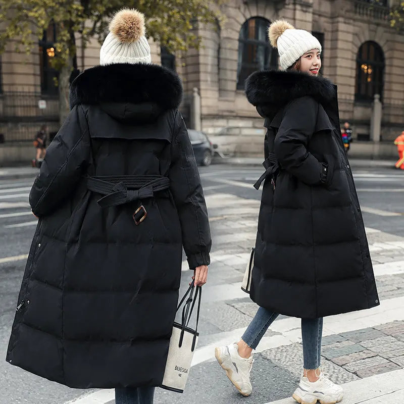 Winter Warm Long Down Coats Women Jacket
