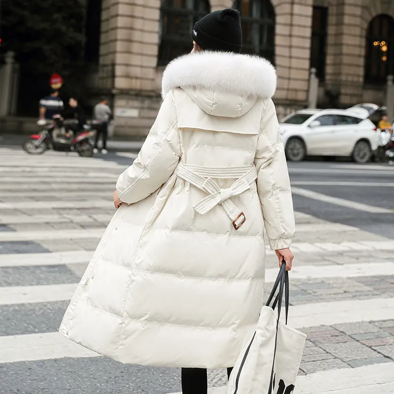 Winter Warm Long Down Coats Women Jacket