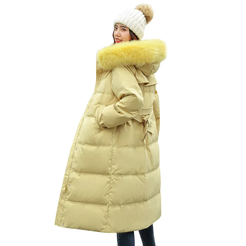Winter Warm Long Down Coats Women Jacket