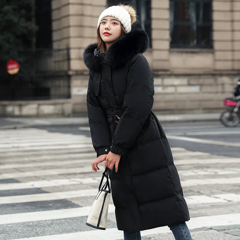 Winter Warm Long Down Coats Women Jacket