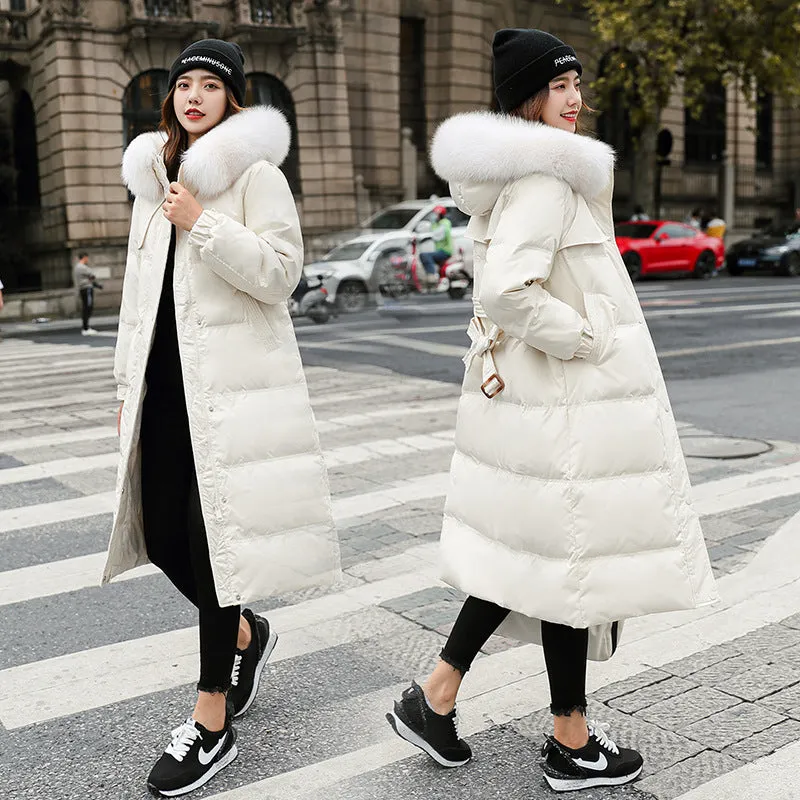 Winter Warm Long Down Coats Women Jacket