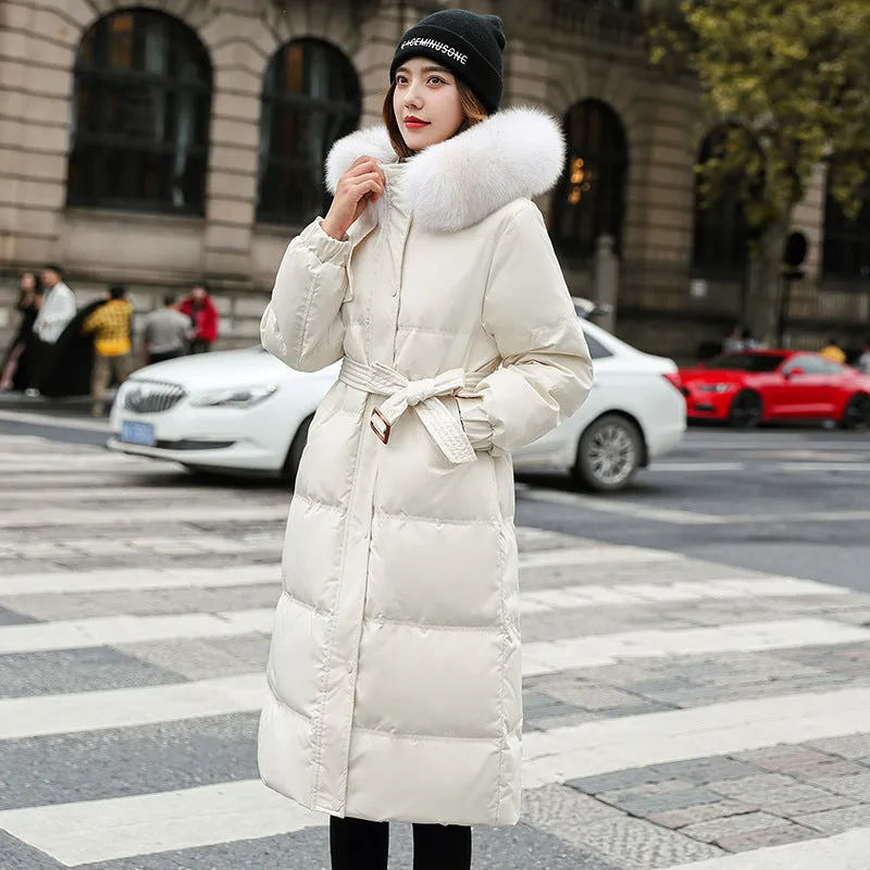Winter Warm Long Down Coats Women Jacket