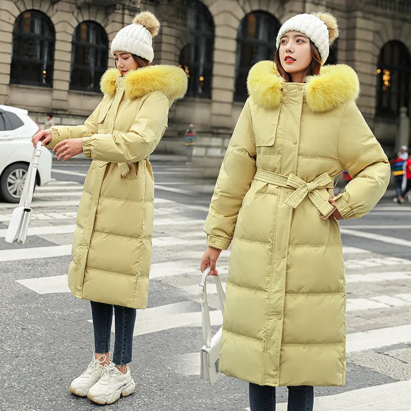 Winter Warm Long Down Coats Women Jacket