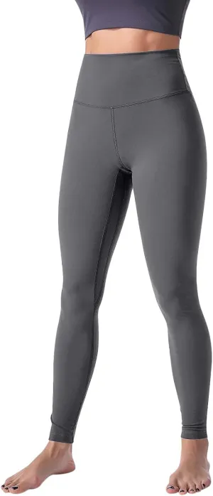 Women High Waisted Leggings Stretch Slim Butt Lifting Yoga Pant Through Tummy Control Sport Gym Lounge Tights Trouser