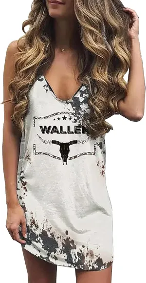 Women Nashville Music City Mini Dress Retro Western Country Music Rock Band Graphic Bodycon Mini Dress