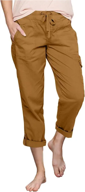 Women's Cotton Linen Summer Baggy Palazzo Lounge Pants Low Waist Wide Leg Plus Size Palazzo Pants Office