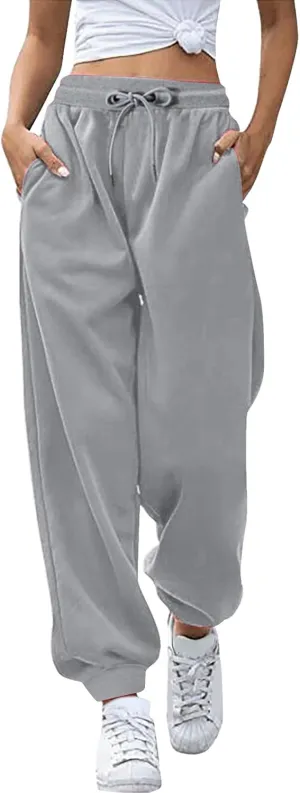 Womens Linen Summer Y2K Fashion Palazzo Pants Low Waist Wide Leg Plus Size Pants Trendy